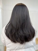 ナンバー アンフィール 渋谷(N° anfeel)&nbsp;透明感カラー大人レイヤー顔周りカット・渋谷原宿【六三四指名】