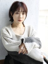 バース(BIRTH)&nbsp;天神【BIRTH】似合わせカットミニボブレッドブラウン艶髪 11