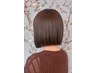 美髪矯正カット+ヴィラロドラカラーリタッチ+トリートメント￥29,000→27,000