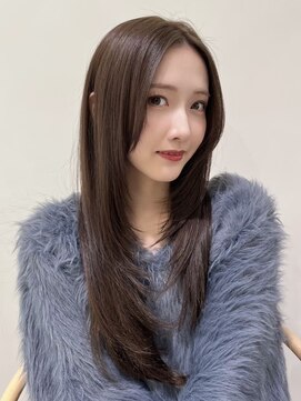 ノイ(noi) 顔周りレイヤーカットくびれヘアミルクティーベージュカラー