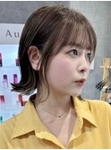 30代40代大人女性/前髪ありショートボブ/ショートヘア/髪質改善