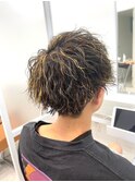 メッシュ×パーマ　雰囲気◎