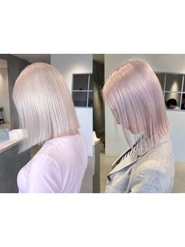 髪質改善トリートメントで傷んだ髪をしっかり補修*ハイトーンでもツヤ感が続く美髪へ[名古屋/名駅/学割U24]