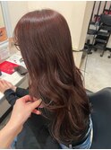 くすみ暖色カラー/大人可愛い/モテ髪/艶髪ロング/秋冬上品ヘア