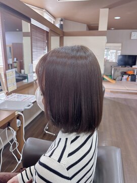 プレッソヘアー Presso hair 重めボブをカラーで軽く!