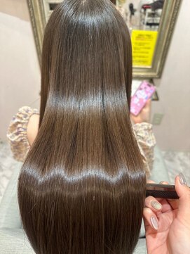 ルナス 福岡天神(LUNAS) カット×艶カラー×髪質改善トリートメント