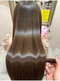 カット×艶カラー×髪質改善トリートメント