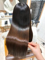 プラグ バイ ネオリーブ(plug by neolive) チェリーブラウン×髪質改善[髪質改善/縮毛矯正/韓国]A