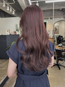 イースエモーション(ease et motion) 【天神.大名.今泉】ブリーチなしダブルカラー透明ピンクベージュ