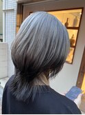 ウルフカット×裾カラー