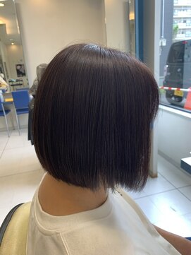 ヘアープレイスクリアライン 栄町店(hair place CLEAR LINE) 【メテオカラー×ボブ】髪質改善/トステア/シルク架橋/メテオ