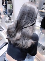 ヘアサロン ガリカ 表参道(hair salon Gallica)&nbsp;【田中杏実】クールなアッシュグレー/暗髪カラー