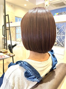 リザ ヘアー サロン 大谷 なんごう店(LIZA hair salon) 簡単スタイリング　ミニボブ