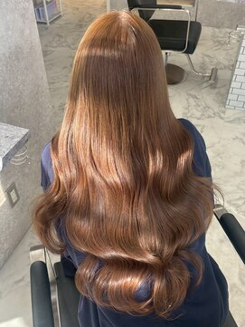 ハイトーン ブリーチ ダブルカラー ベージュブラウンカラー 20代