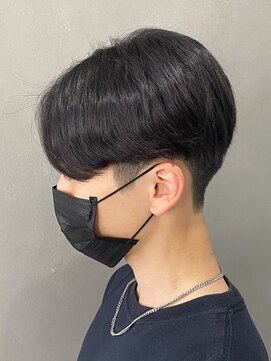エルマーク 梅田(L-MARK) マッシュヘア/黒髪/メンズカット/men's/メンズ/眉毛