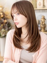 カバーヘア ブリス 志木南口駅前店(COVER HAIR bliss)&nbsp;こなれシャギーカットツヤ感レイヤーロングh4志木20代30代40代