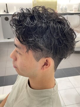 チャンネル 桶川西口(channel) メンズ刈り上げショートパーマ