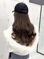 ランテルディ 渋谷(LANTERDIT)&nbsp;【LANTERDIT】オリーブベージュ/ダブルカラー/顔周りカット/Risa