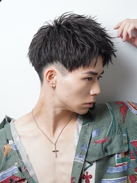 アルファ 新宿(alpha) ツーブロックショート/韓国風マッシュ/フリックパーマ