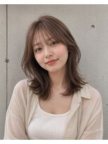 ル ジャルダン 大船店(le jardin)&nbsp;ミディアムレイヤーカット/ハッシュカット@20代30代40代