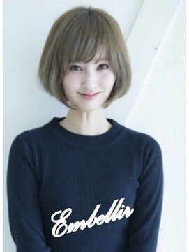 アンベリール(Embellir) スケルトングレージュXリュクスボブ