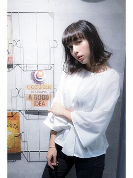 ミエル ヘア 新宿(miel hair) ゆるはねボブ