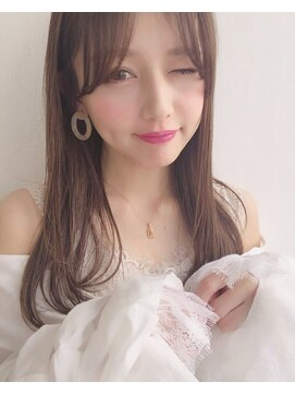 テオ(Theo) Theo /エメラルドアッシュ/ 巻き髪風パーマ/セミロング