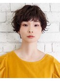 大人かわいいくせ毛風ショート