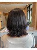 【ボブパーマ】【イヤリングカラー】【10代20代30代】