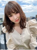 セミディ/デジタルパーマで大人上品スタイル