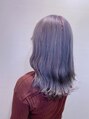 ナフィ バイ エイム 町田店(Nafie by eim) パープル系。ブリーチ必須のカラーになってます!ご相談下さい