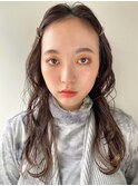 【松本　華】簡単ヘアクリップアレンジ