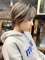 ヌード(NUDE)&nbsp;NUDE うる艶髪 10代20代30代 大人ショートボブ 前髪なしショート