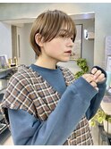 20代30代ショート/ベージュ