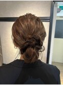 結婚式ヘアセット♪