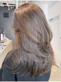 ロンググレージュ_ショコラアッシュヘルシースタイル_ba421031