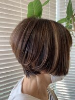 アース 三田南ウッディタウン店(HAIR&MAKE EARTH)&nbsp;40代50代60代白髪染めハイライトショート