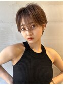 大人美人ハンサムショート/ハイライトカラー/ショートヘア/福岡