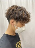 波巻きパーマ