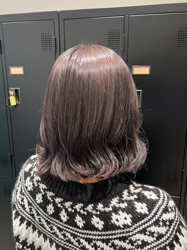 ラック 本厚木店(LUCK) ラベンダーグレージュ/ケアブリーチ【佐藤彩音】