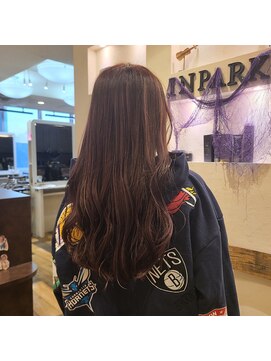 インパークス 北千住店(INPARKS) ピンクアッシュのツヤツヤロング［北千住］