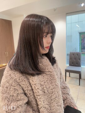 アッシュ 下北沢店(Ash) 顔まわりレイヤーカットスタイル