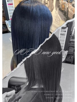 ソーホーニューヨーク 米子西店(SOHO new york) 暗髪カラー/ネイビーブルー