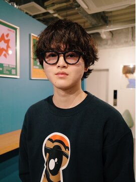 ヨー(Yoh-) 【マッシュウルフ/阿部達哉】無造作パーマ/ニュアンスパーマ