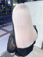 セレーネヘアー オオサカ 心斎橋店(Selene hair OSAKA) 心斎橋ホワイトカラーホワイトグレージュケアブリーチ