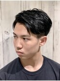 アップバング/刈り上げ/毛流れ/ニュアンスヘア/ビジネス/爽やか