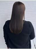 ミルクティーベージュロング透明感カラー