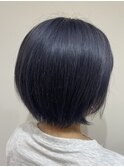 ケアブリーチダブルカラーインナーカラーショートボブレイヤー