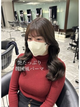 アピッシュ ギンザ(apish ginza) 韓国風パーマ/艶パーマ/ロングパーマ/韓国ヘア/nao