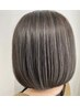 カット+白髪ぼかし(ハイライト１０枚まで）+前処理剤